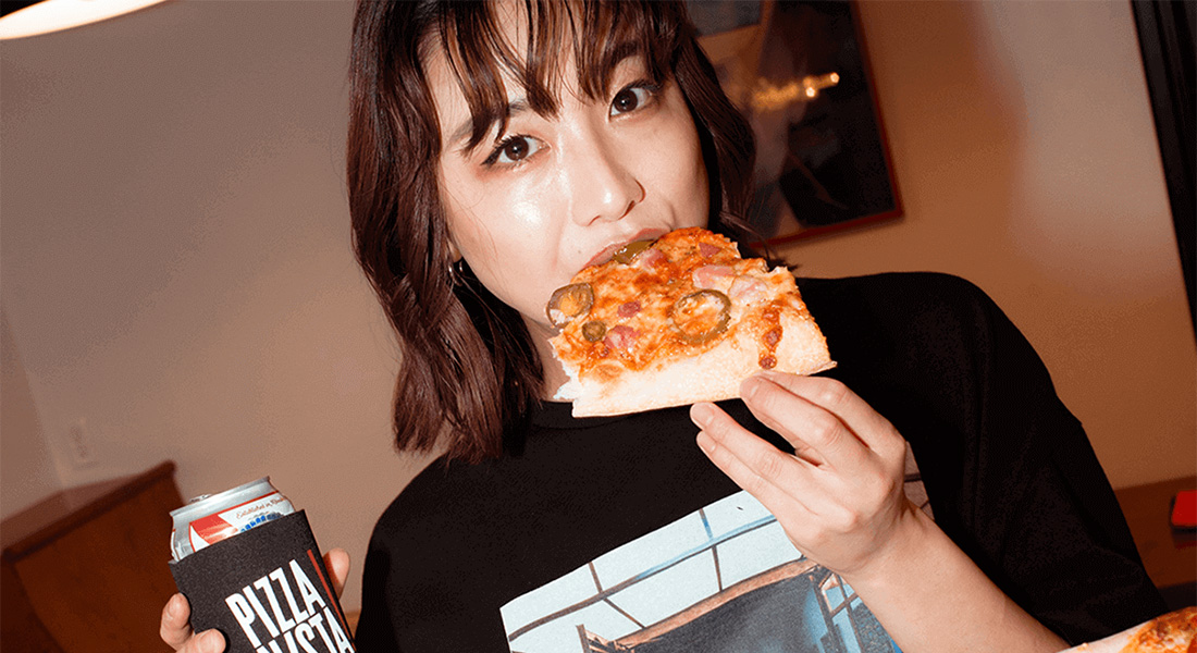 Let's eat and wear guys PIZZANISTA! TOKYO