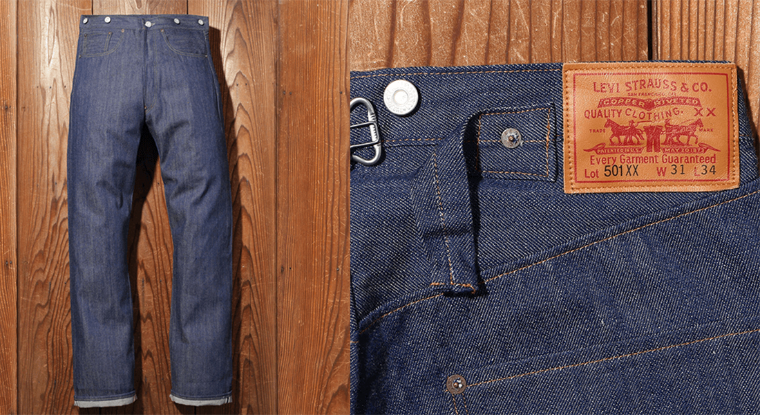 1890 Levi's 501XX Origins of blue jeans