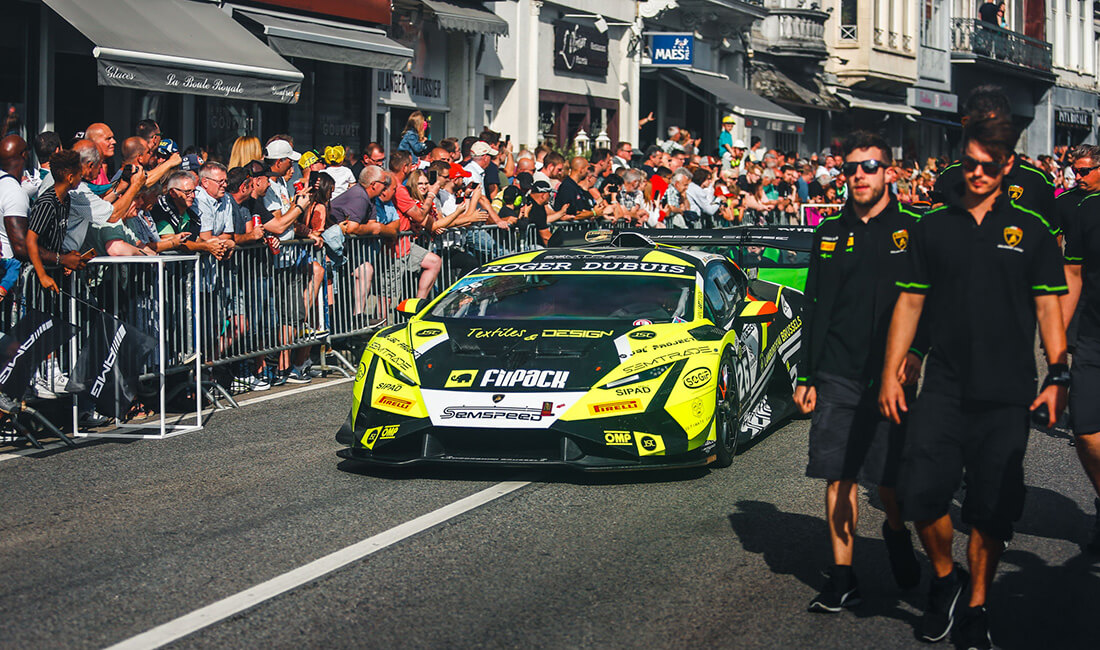 Great GT race cars on the streets of Spa - 2022 24 Hours of Spa