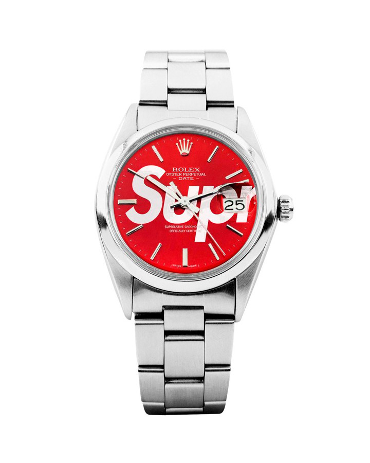 Supreme and Rolex Oyster Perpetual Date