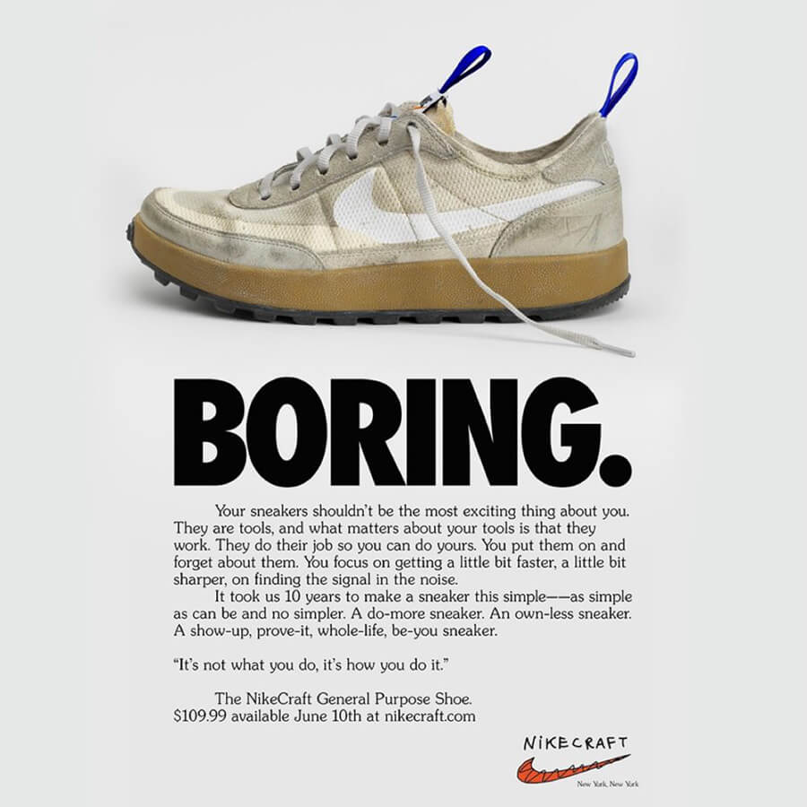 Tom Sachs x Nikecraft General Purpose Shoe