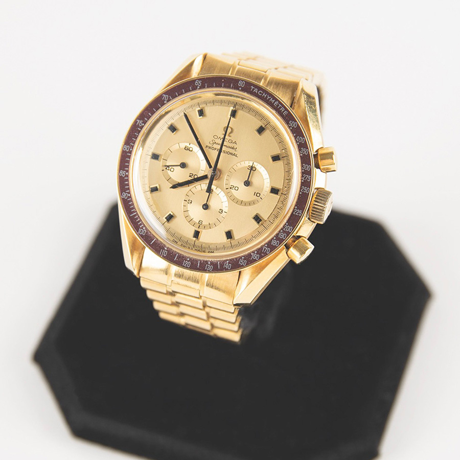 Omega Speedmaster Numbered Edition 145.022 18k Yellow Gold Walter Shirra's Own