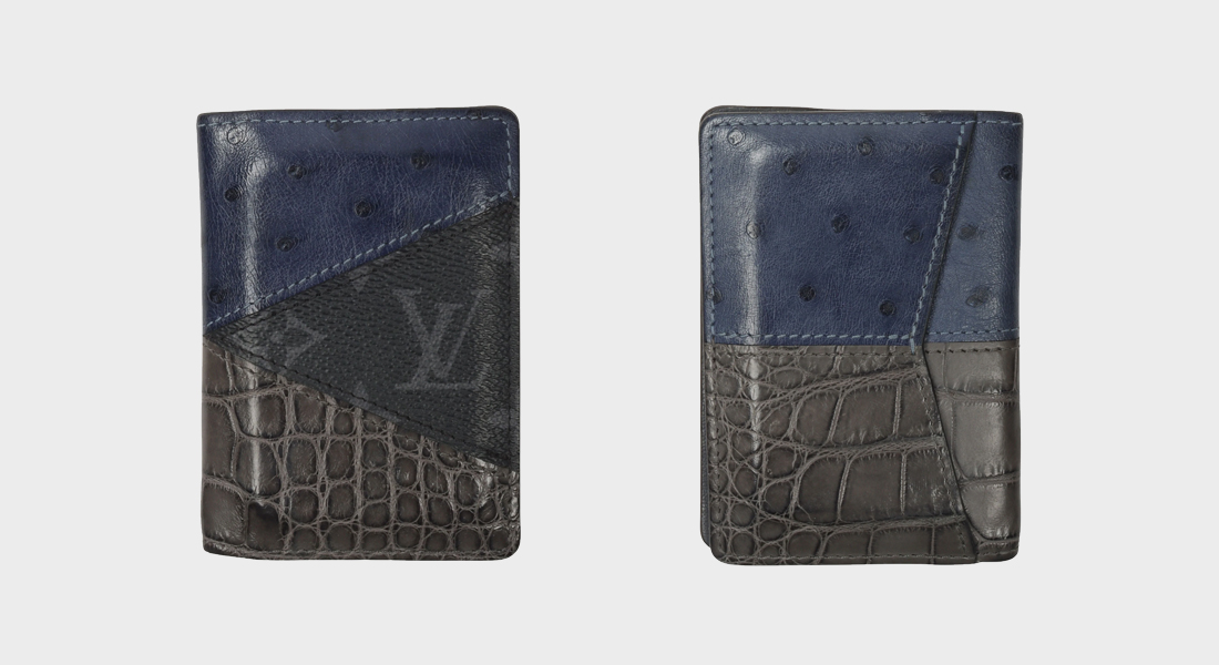 Louis Vuitton 1 of 1 Reconstructed Monogram Leather Wallet
