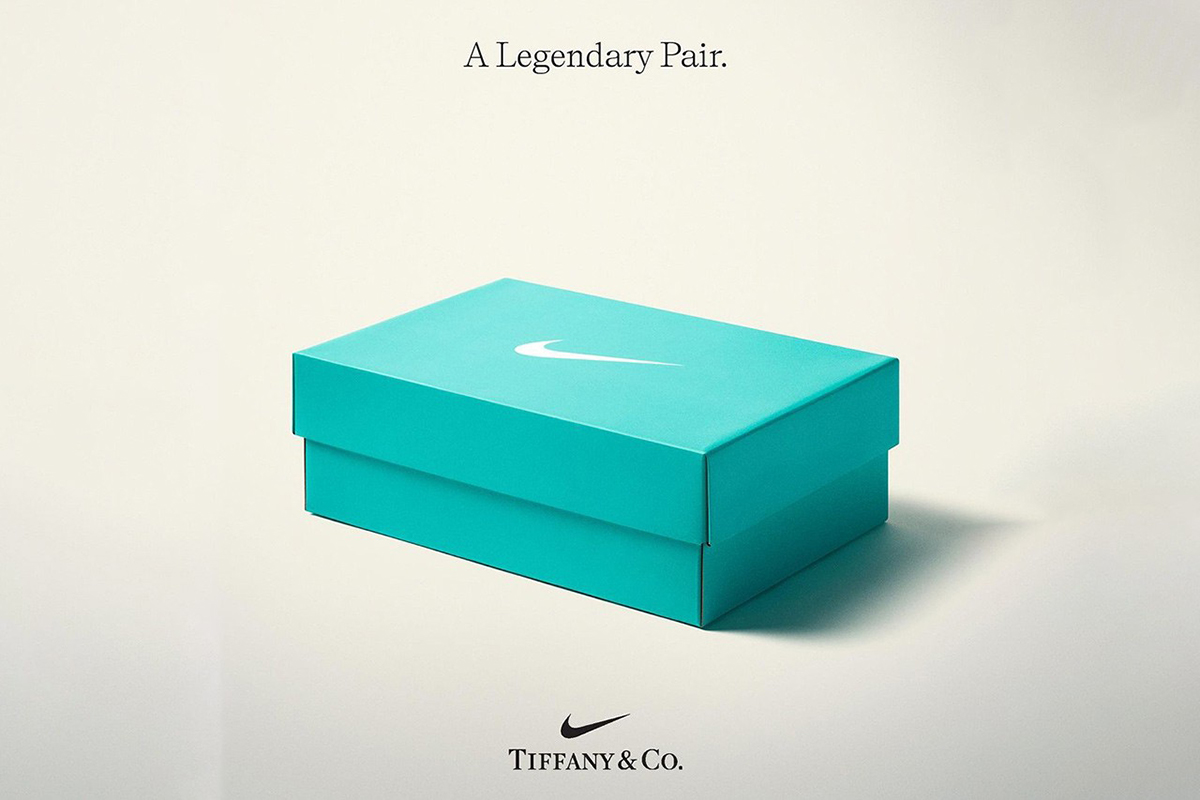 Tiffany & Co. x Nike Air Force 1 Legendary Pair