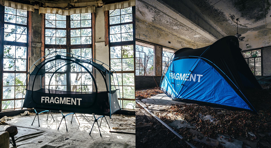 fragment design × Helinox 大型テントなどのキャンピンググッズが近日 