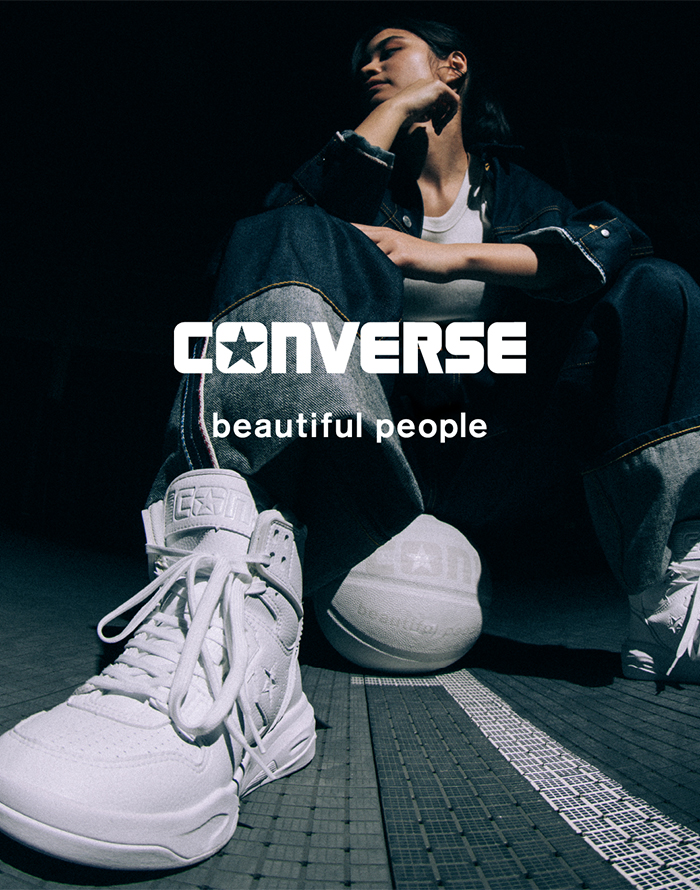 CONVERSE × beautiful people basket shoes CONS ERX 400 HI