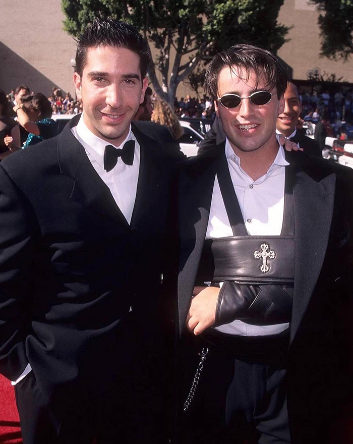 Matt LeBlanc wearing a Chrome Hearts sling at the Emmy Awards