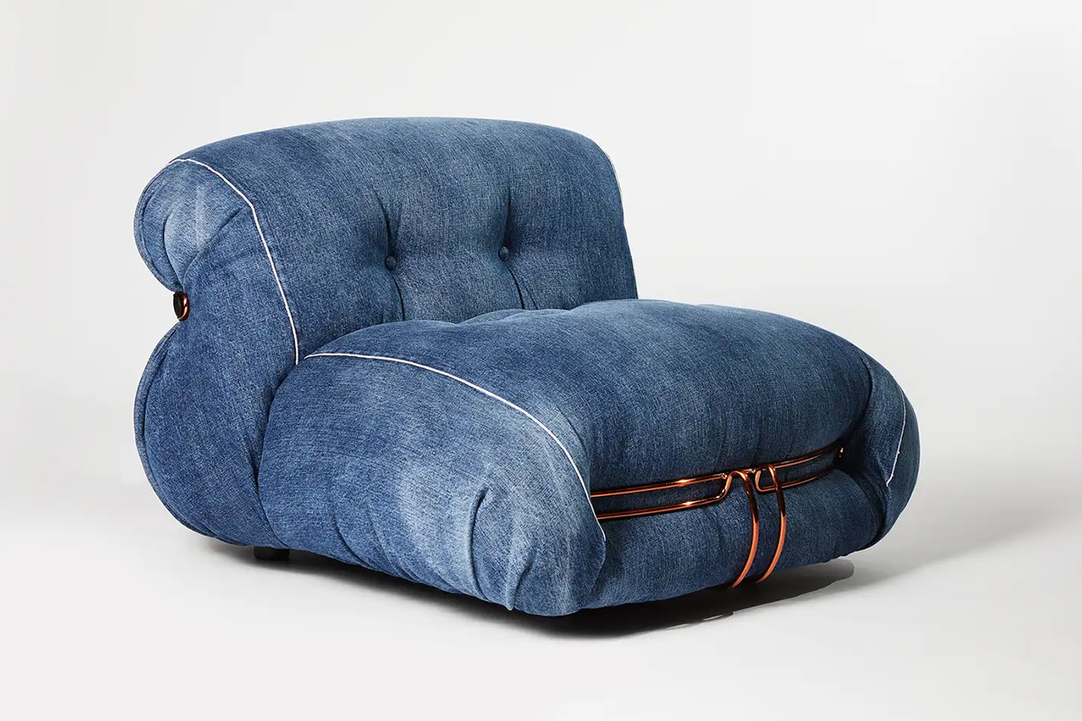 Cassina × ROY ROGER'S Denim Sofa