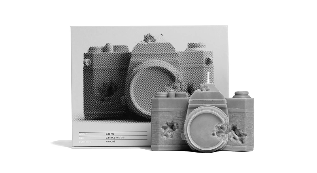 Daninel Arsham ERODED CAMERA CANDLE