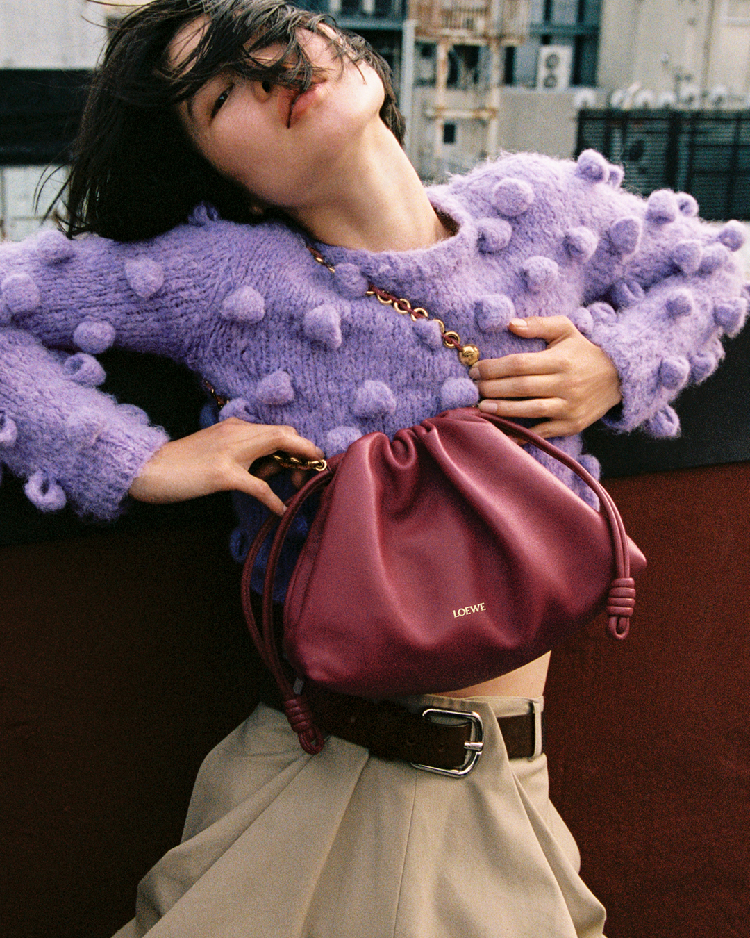 LOEWE FLAMENCO PURSE Campaign 2024 Summer