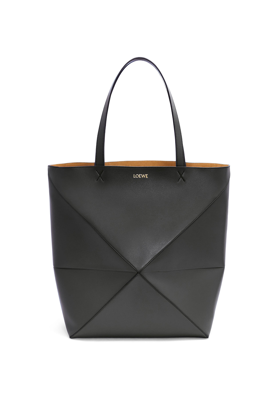 LOEWE Puzzle Fold Tote Bag Shiny Calf Leather XL