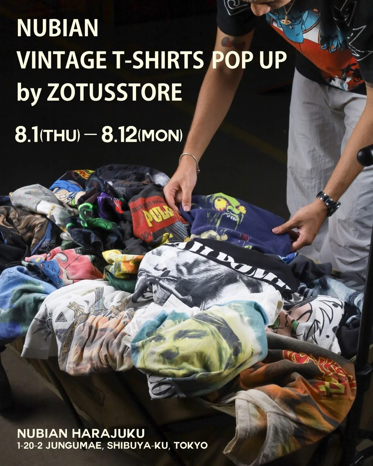 NUBIAN Zotus POPUP EVENT Vintage T-Shirt