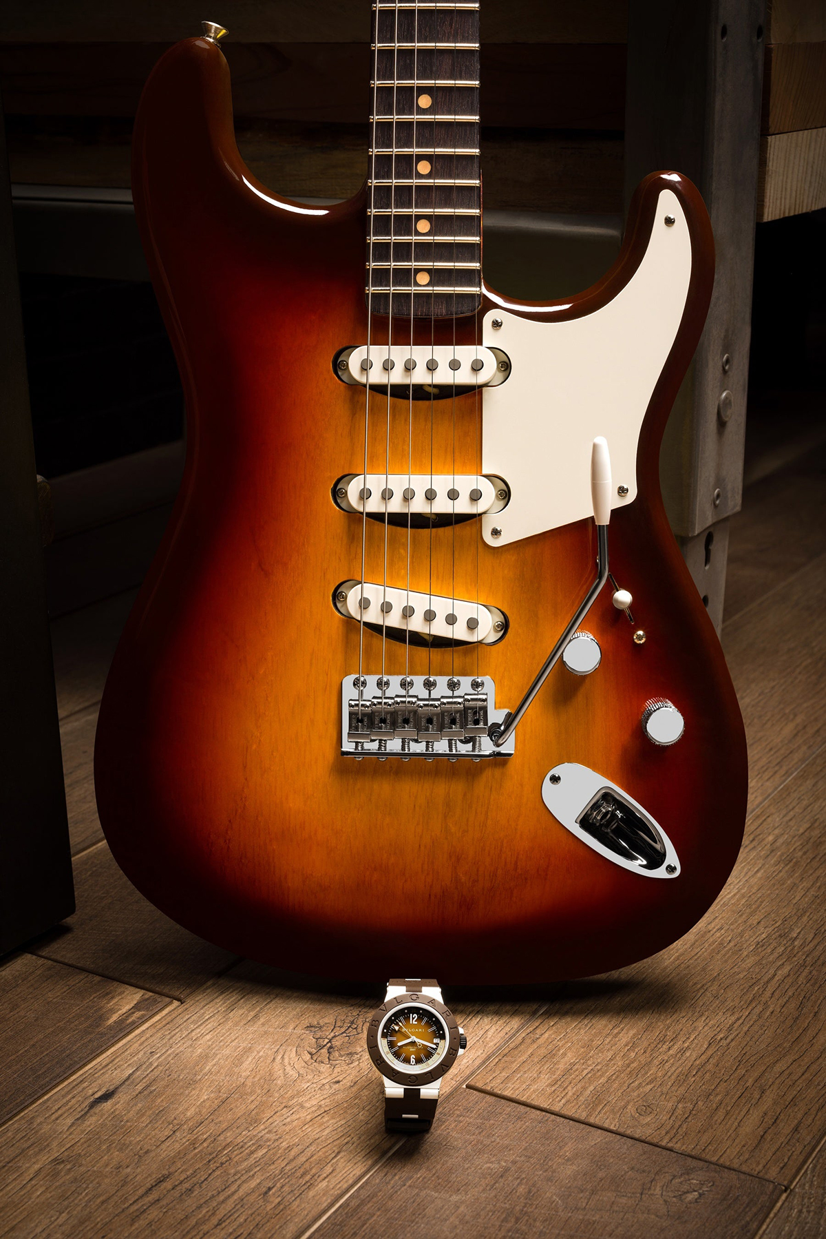 BVLGARI Aluminium GMT x Fender® Limited Edition & Fender® Custom Shop Limited Edition Bvlgari Stratocaster®