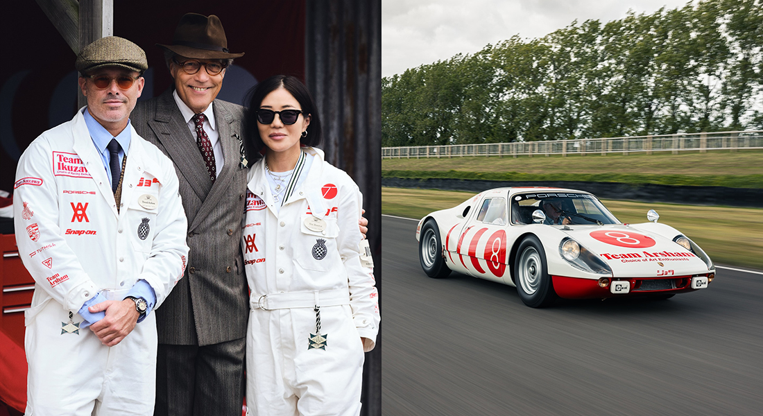 Daniel Arsham Goodwood Revival with Team Ikuzawa