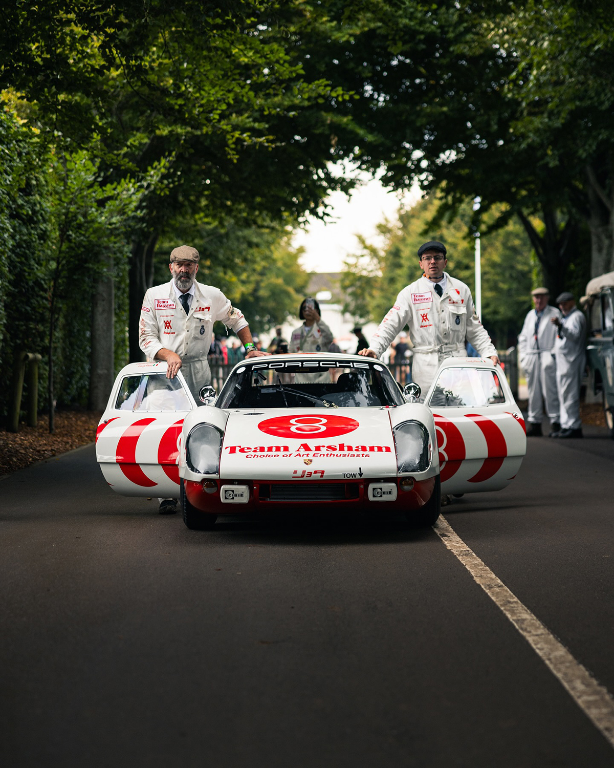 Daniel Arsham Goodwood Revival with Team Ikuzawa