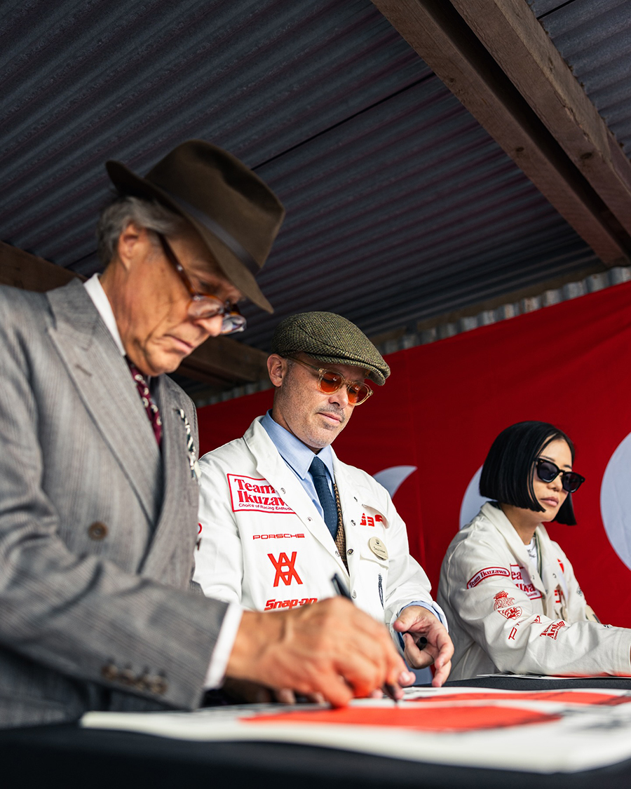 Daniel Arsham Goodwood Revival with Team Ikuzawa