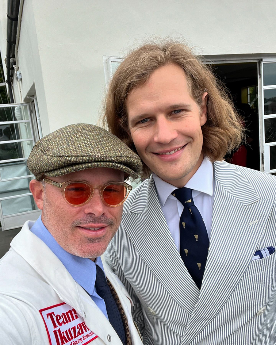 Daniel Arsham Goodwood Revival with Team Ikuzawa