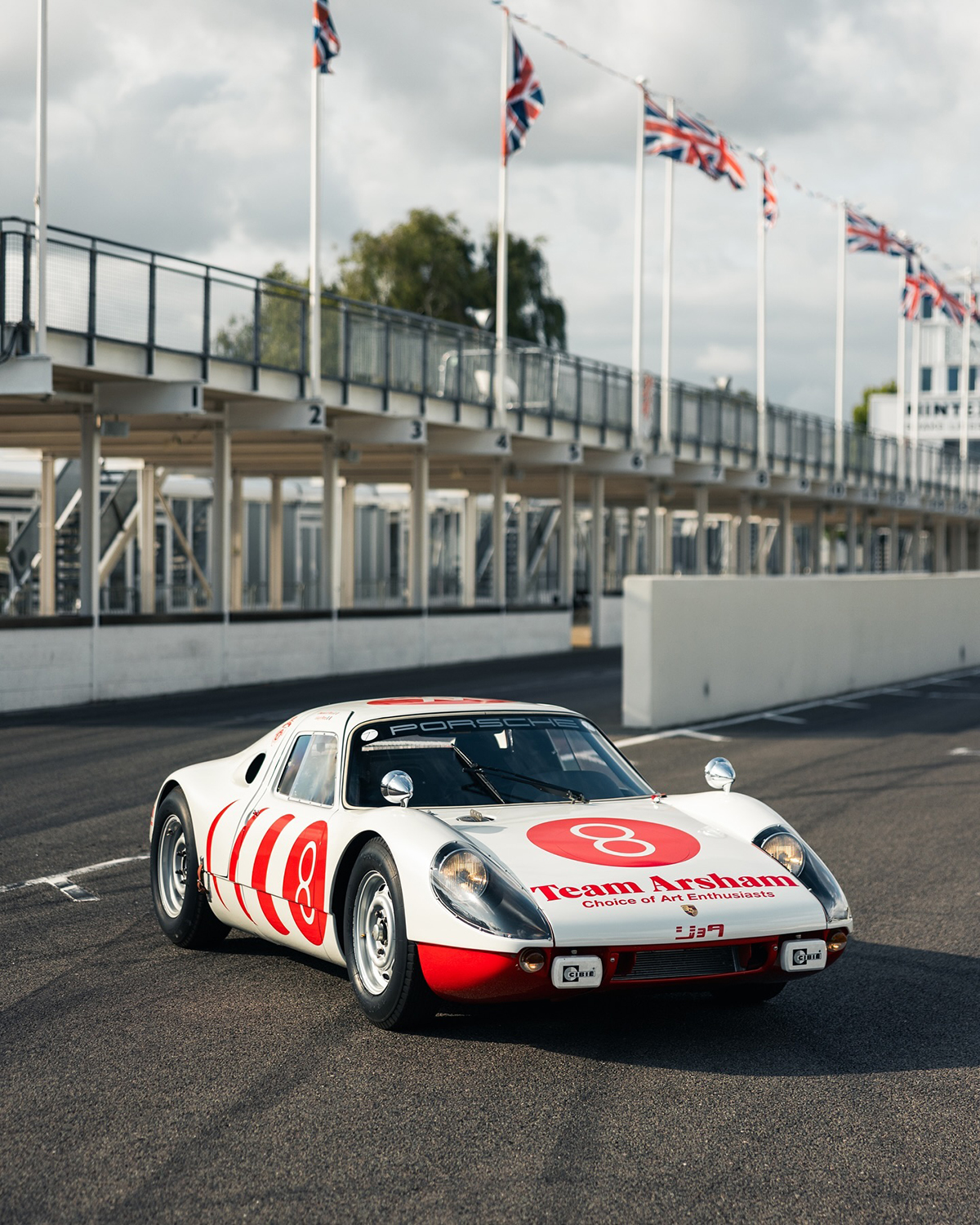 Daniel Arsham Goodwood Revival with Team Ikuzawa