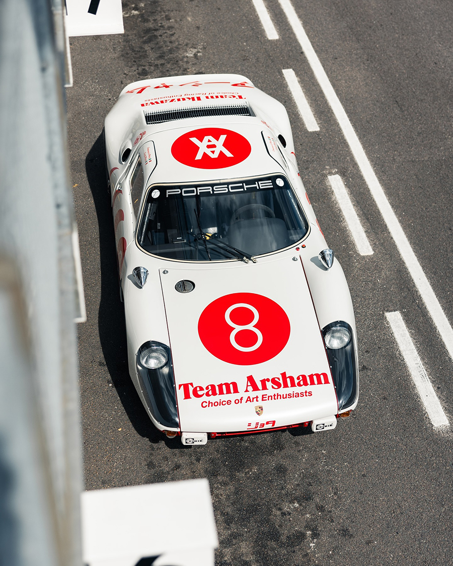 Daniel Arsham Goodwood Revival with Team Ikuzawa