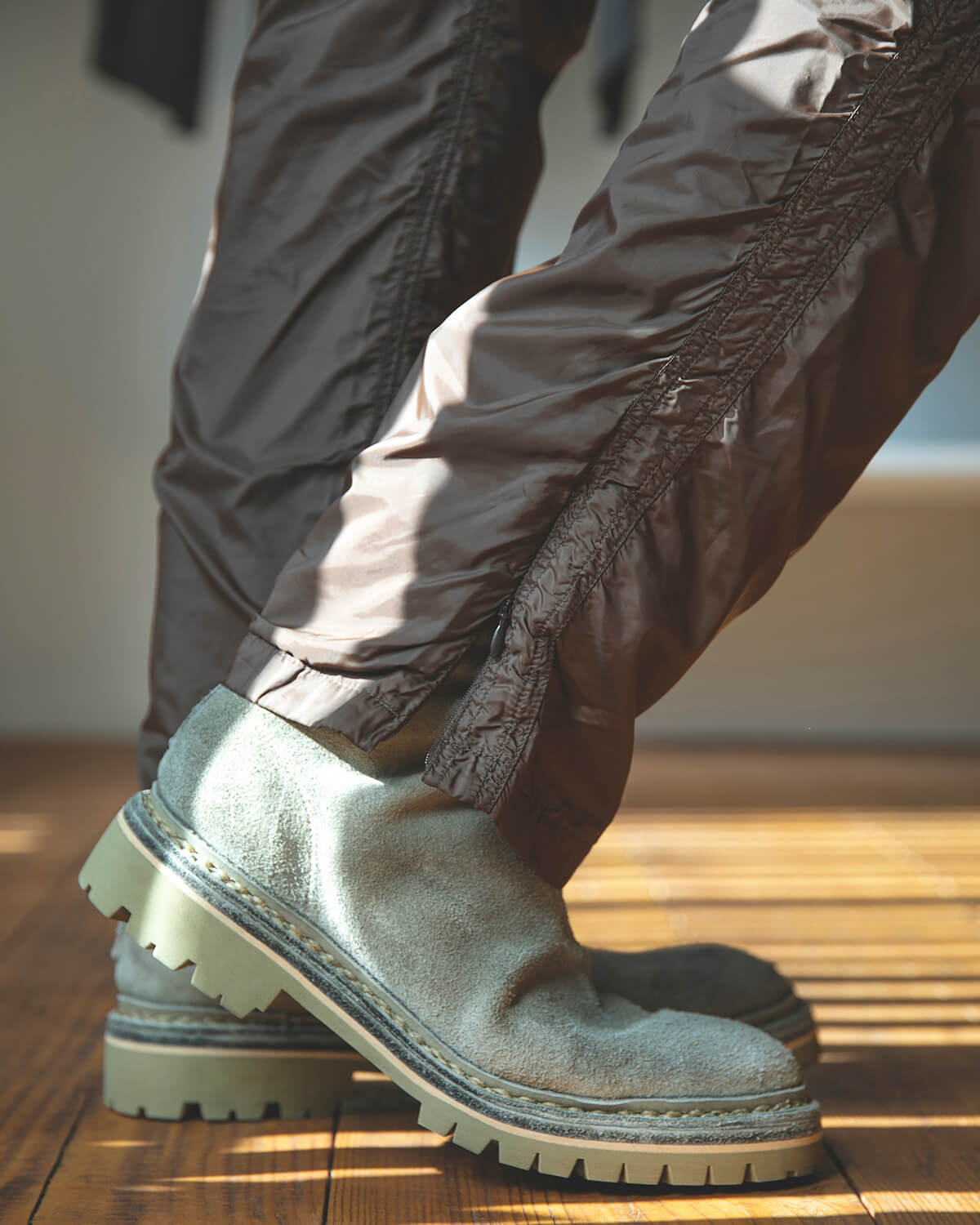 nonnative x GUIDI 788V BABY BUFFALO REVERSE BACK ZIP BOOTS HORSE LEATHER