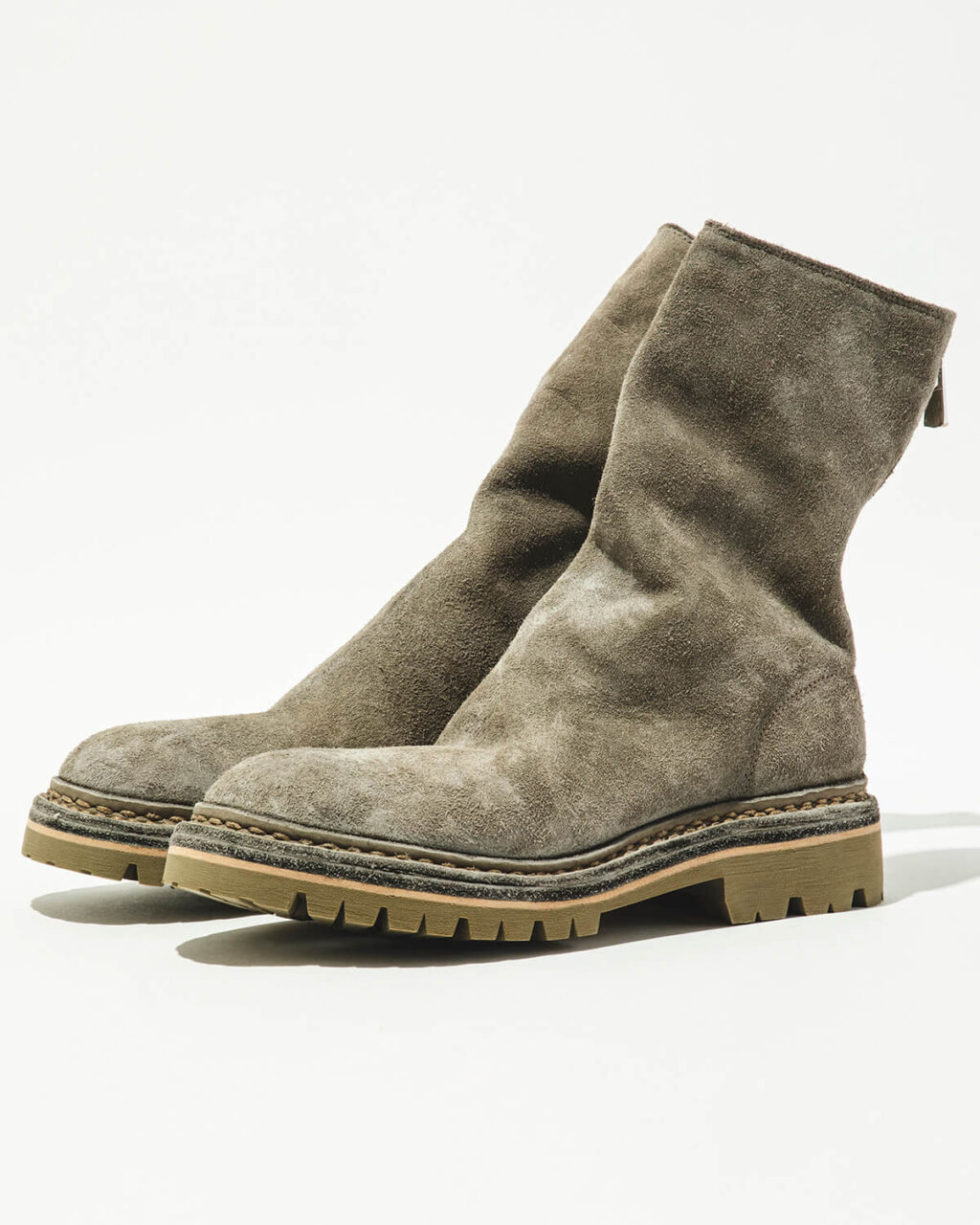 nonnative x GUIDI 788V BABY BUFFALO REVERSE BACK ZIP BOOTS HORSE LEATHER