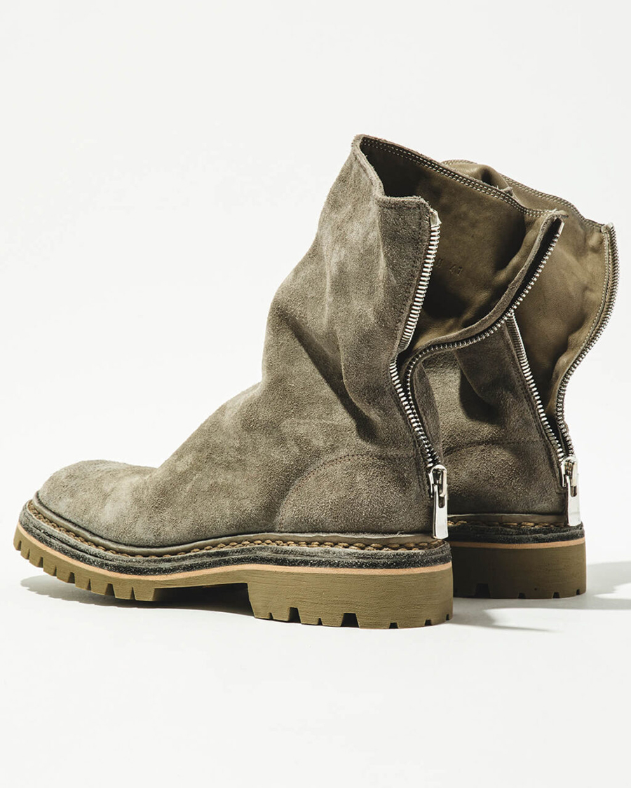 nonnative x GUIDI 788V BABY BUFFALO REVERSE BACK ZIP BOOTS HORSE LEATHER