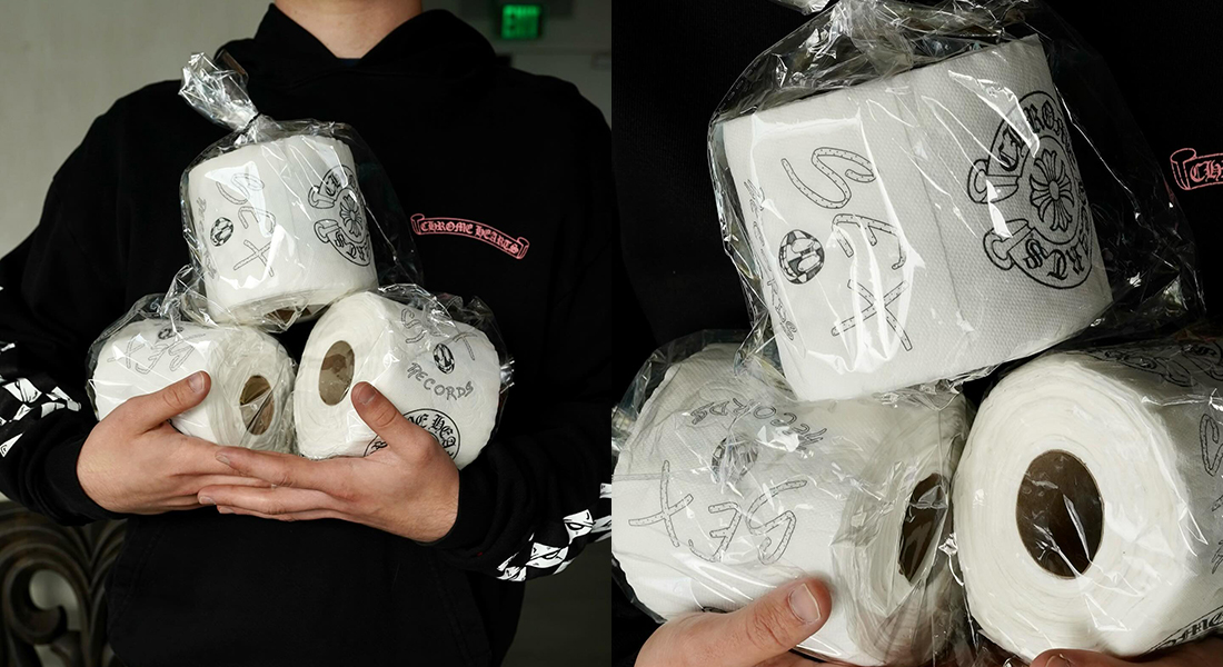 CHROME HEARTS x Matty Boy Toilet Paper