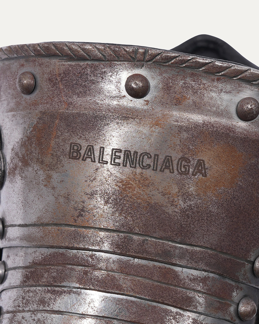 BALENCIAGA 2021 Autumn Winter Chevalier Knight Gloves