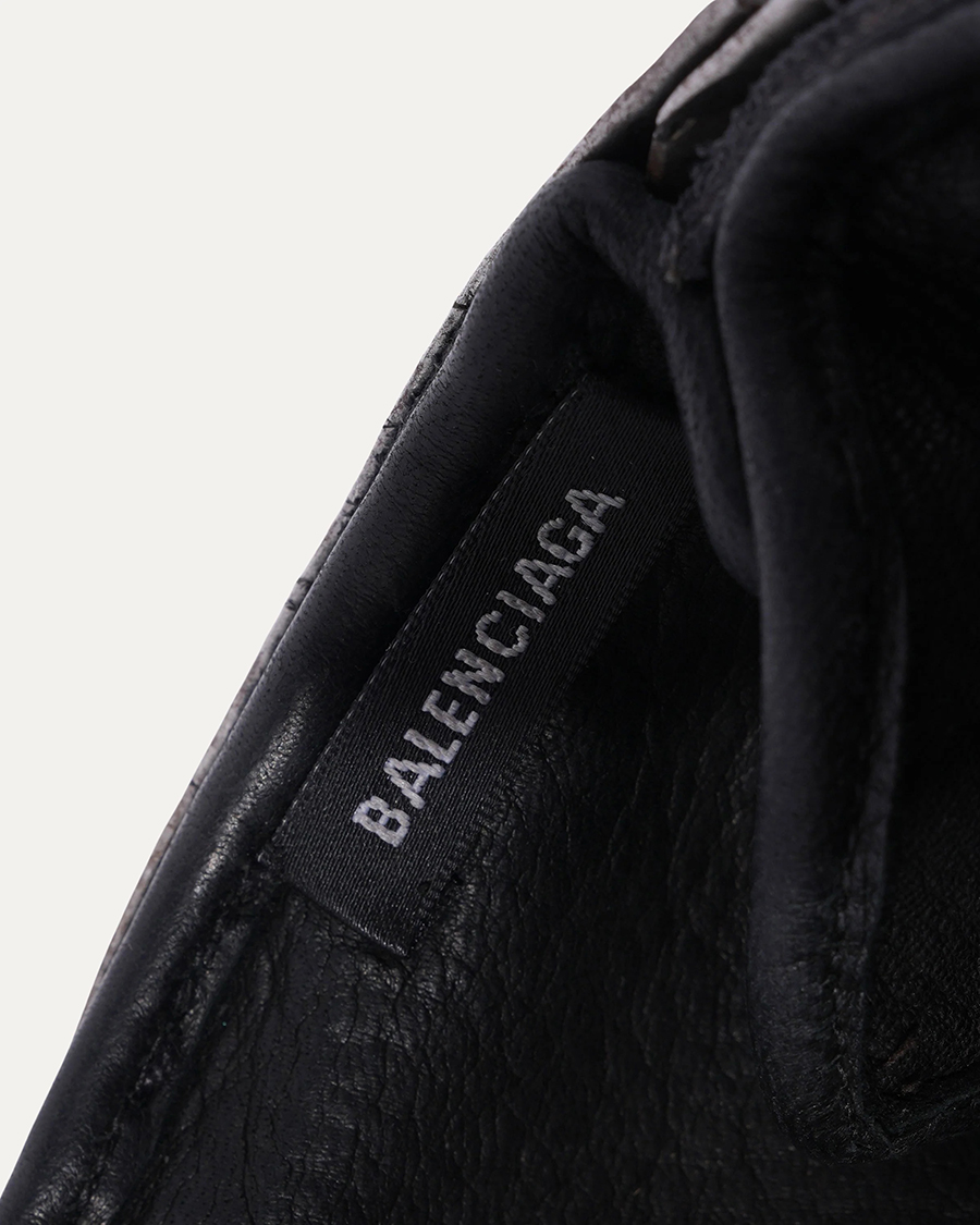 BALENCIAGA 2021 Autumn Winter Chevalier Knight Gloves