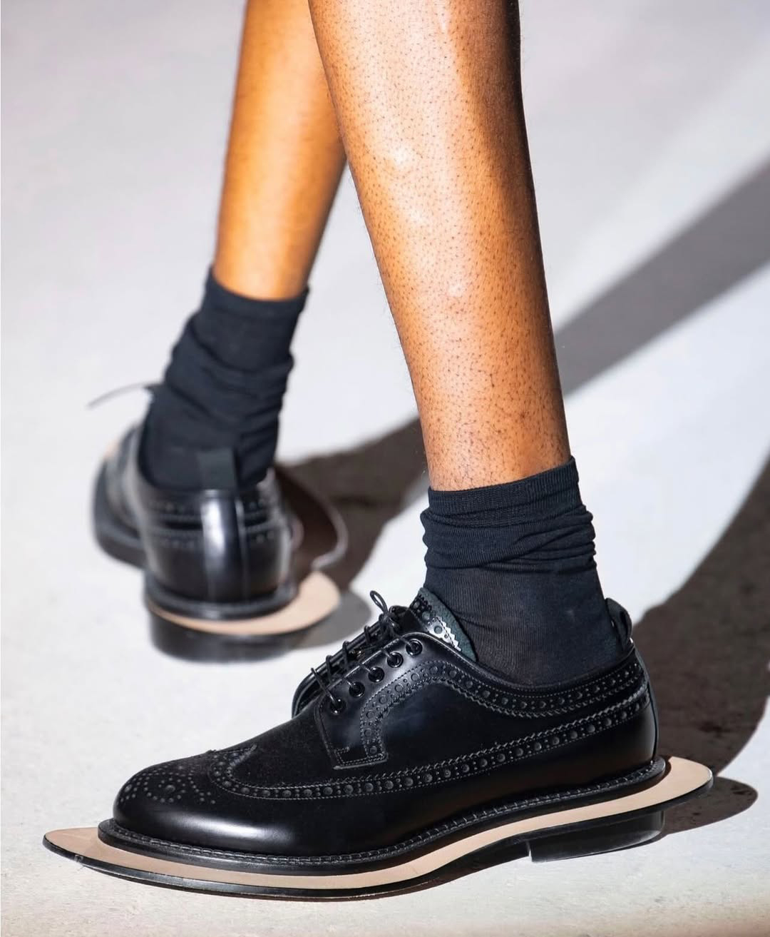 COMME des GARÇONS Homme Plus x KIDS LOVE GAITE 2024 Autumn Winter Brogue Shoes