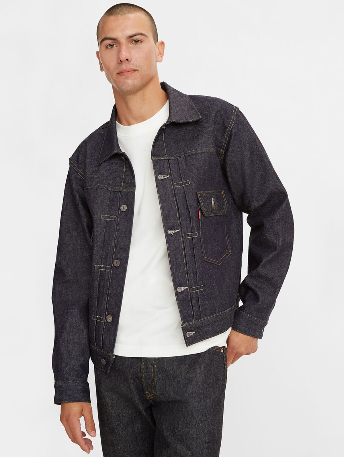 LEVI'S® VINTAGE CLOTHING 1953 TYPE II Trucker Jacket Organic Rigid