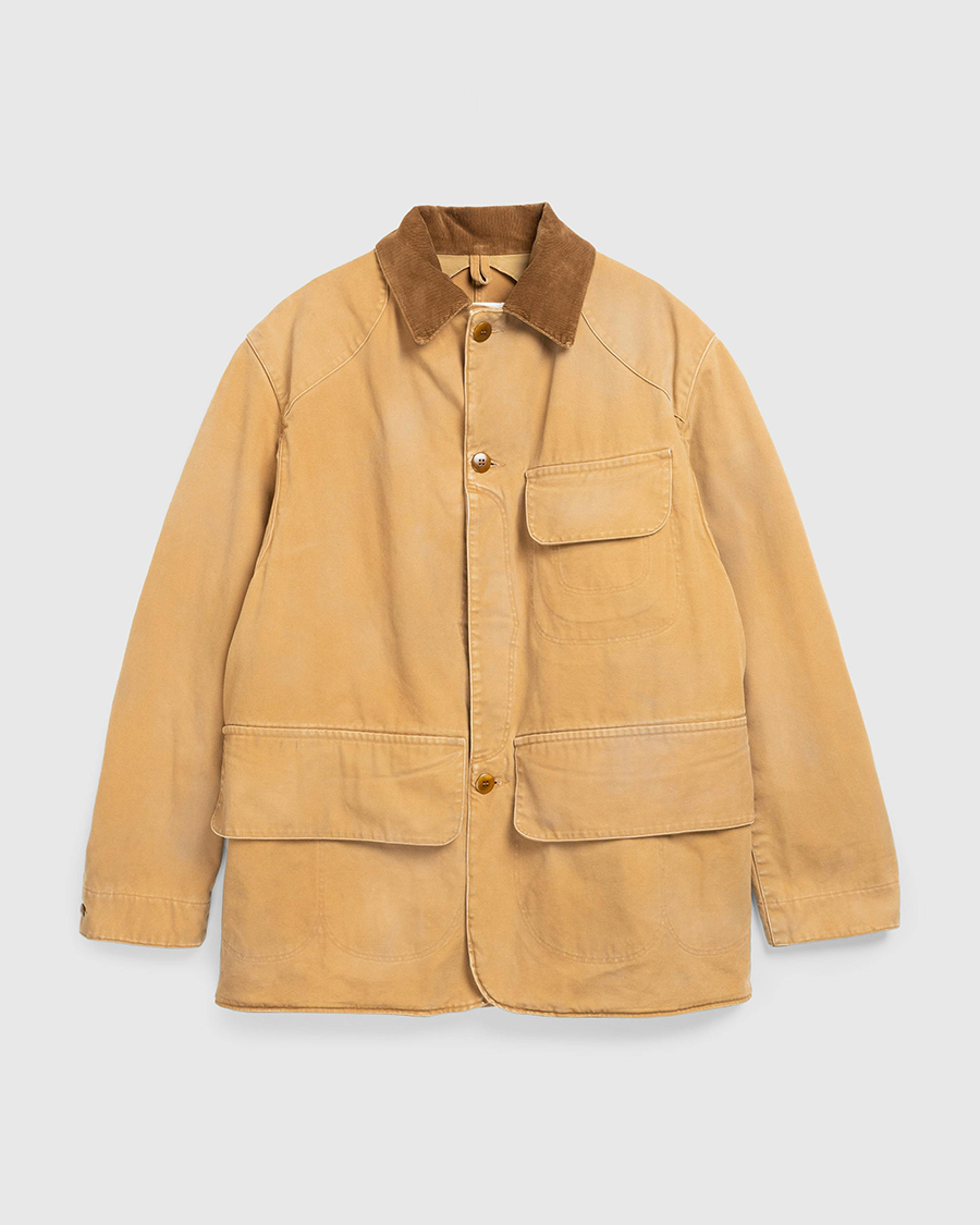 Maison Margiela Waxed Cotton Jacket Ochre