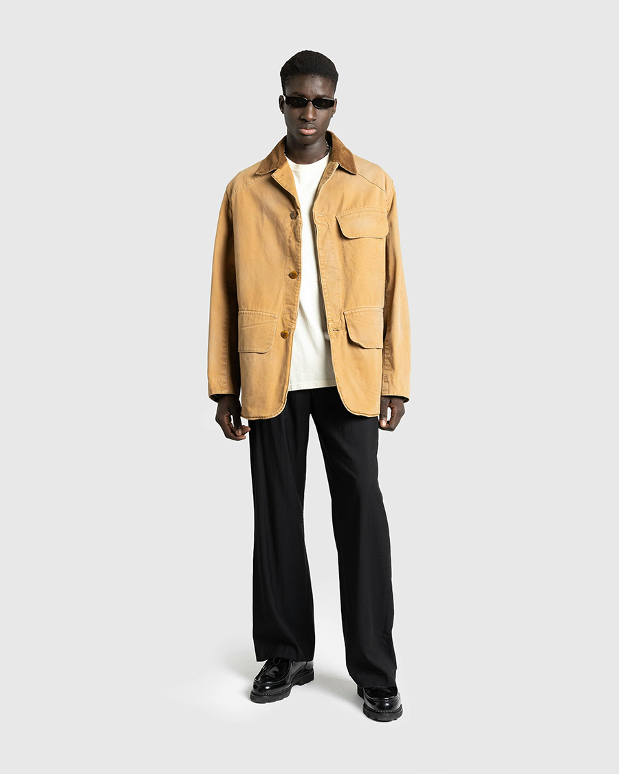 Maison Margiela Waxed Cotton Jacket Ochre