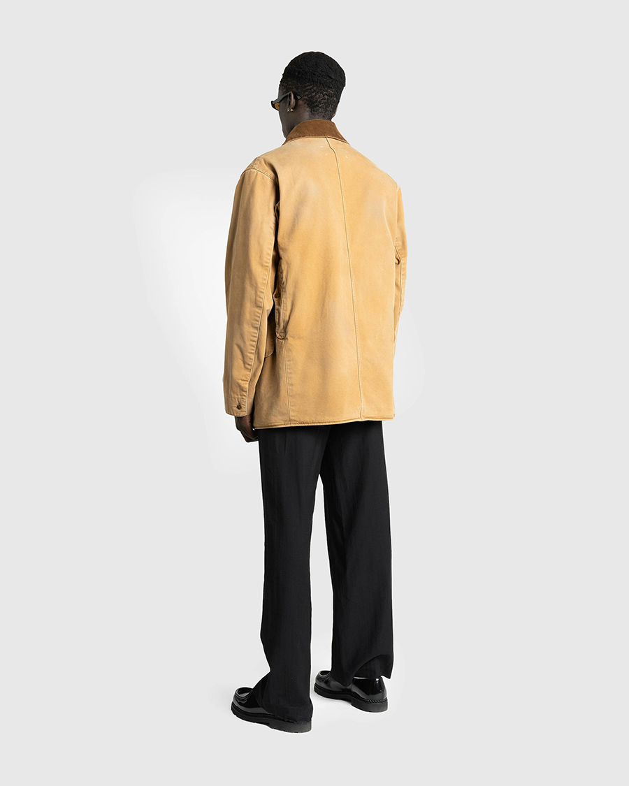 Maison Margiela Waxed Cotton Jacket Ochre