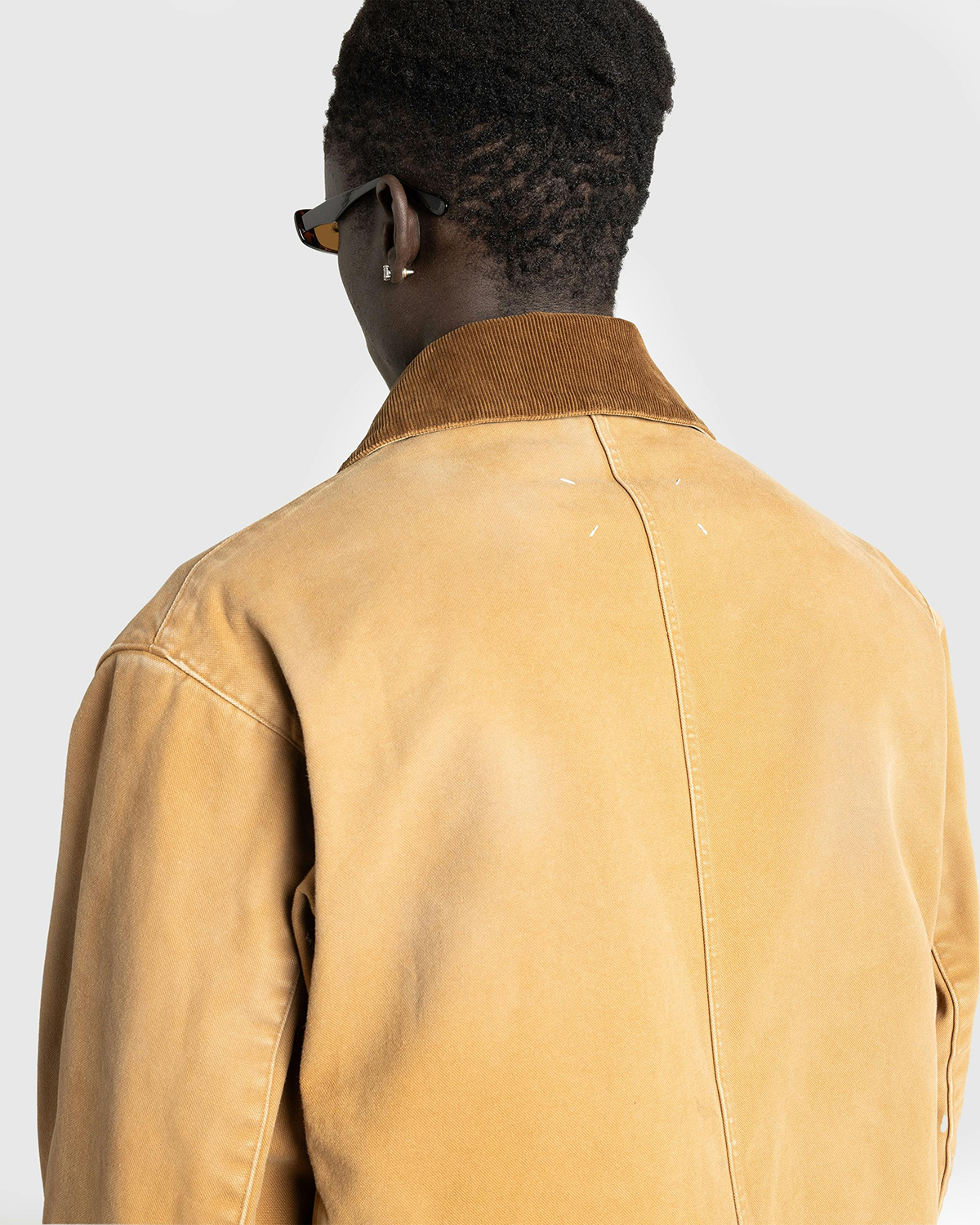 Maison Margiela Waxed Cotton Jacket Ochre