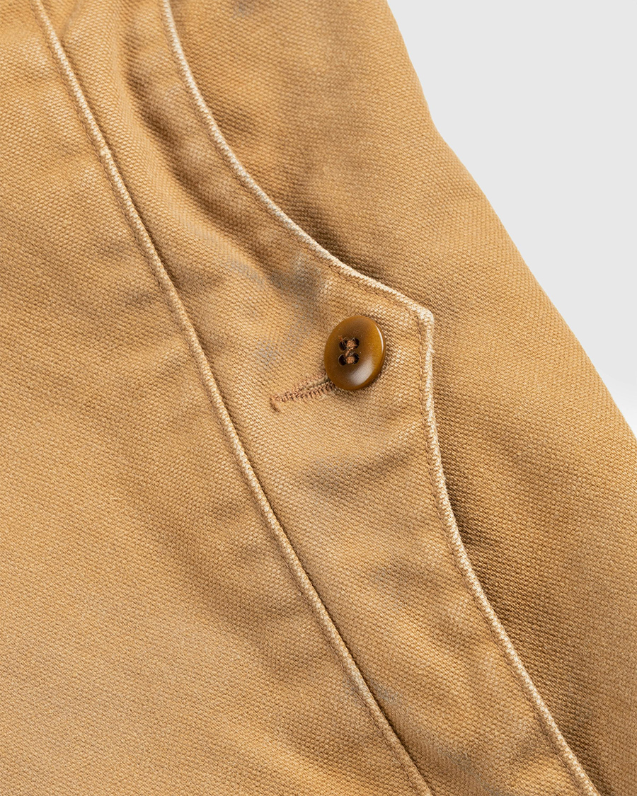 Maison Margiela Waxed Cotton Jacket Ochre