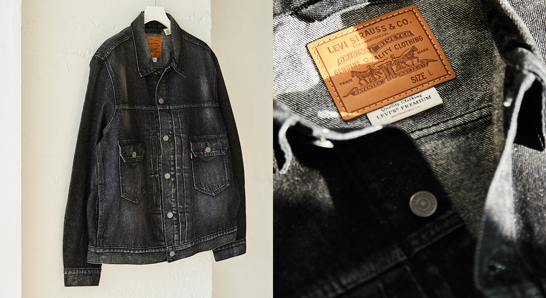 BIOTOP x Levi's Black Denim Jacket