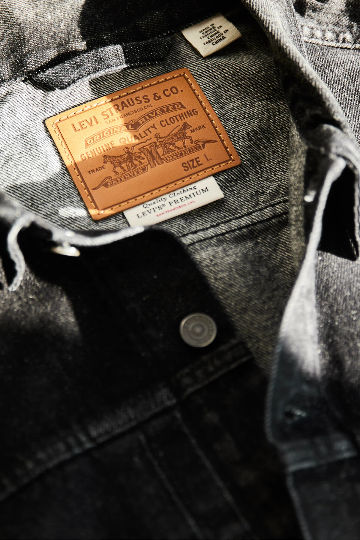 BIOTOP x Levi's Black Denim Jacket