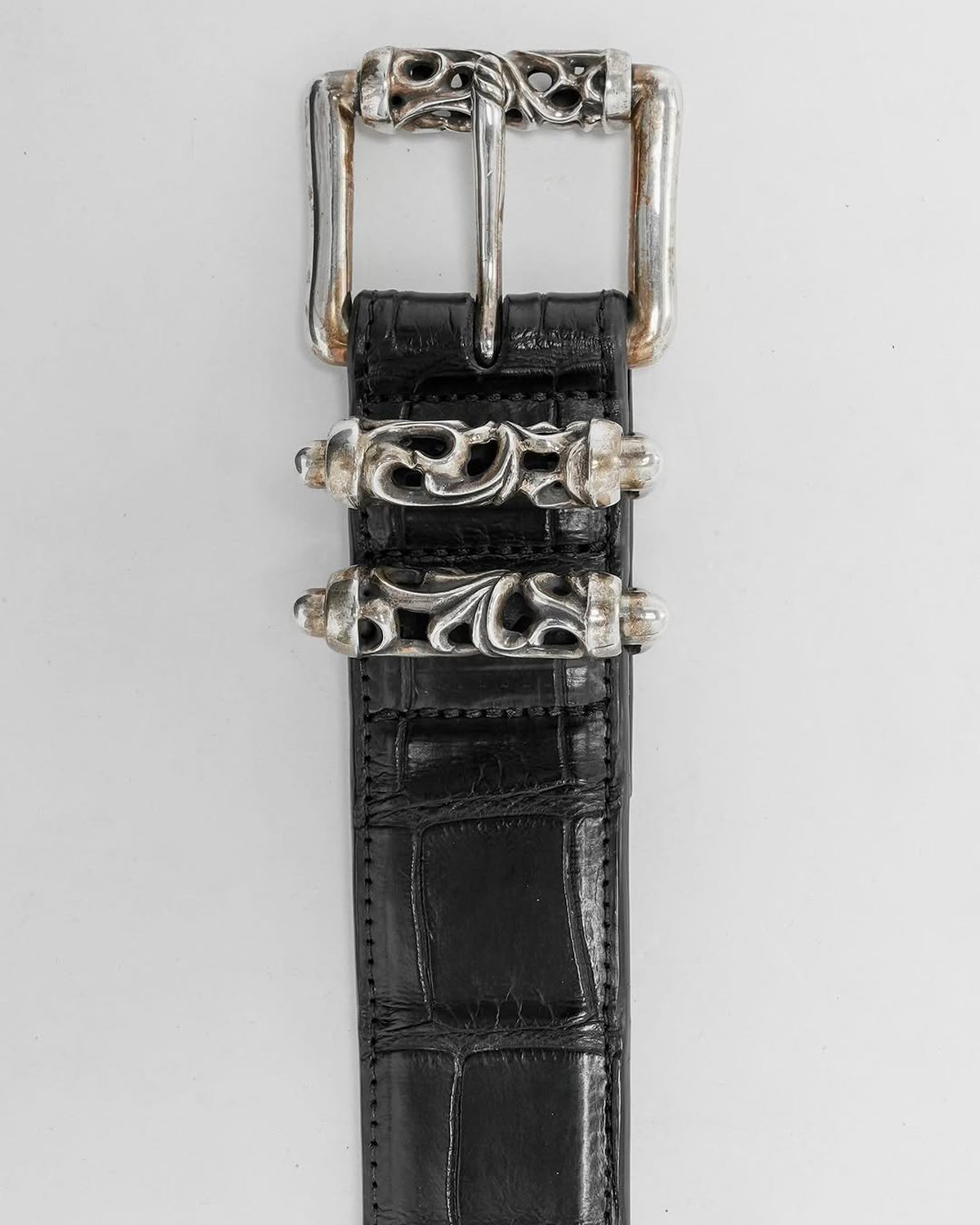 CHROME HEARTS Roller Belt Alligator Leather