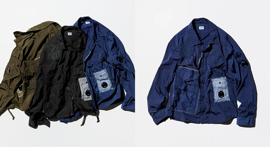 C.P. COMPANY x Sashiko Gals Full Zip Over Shirts