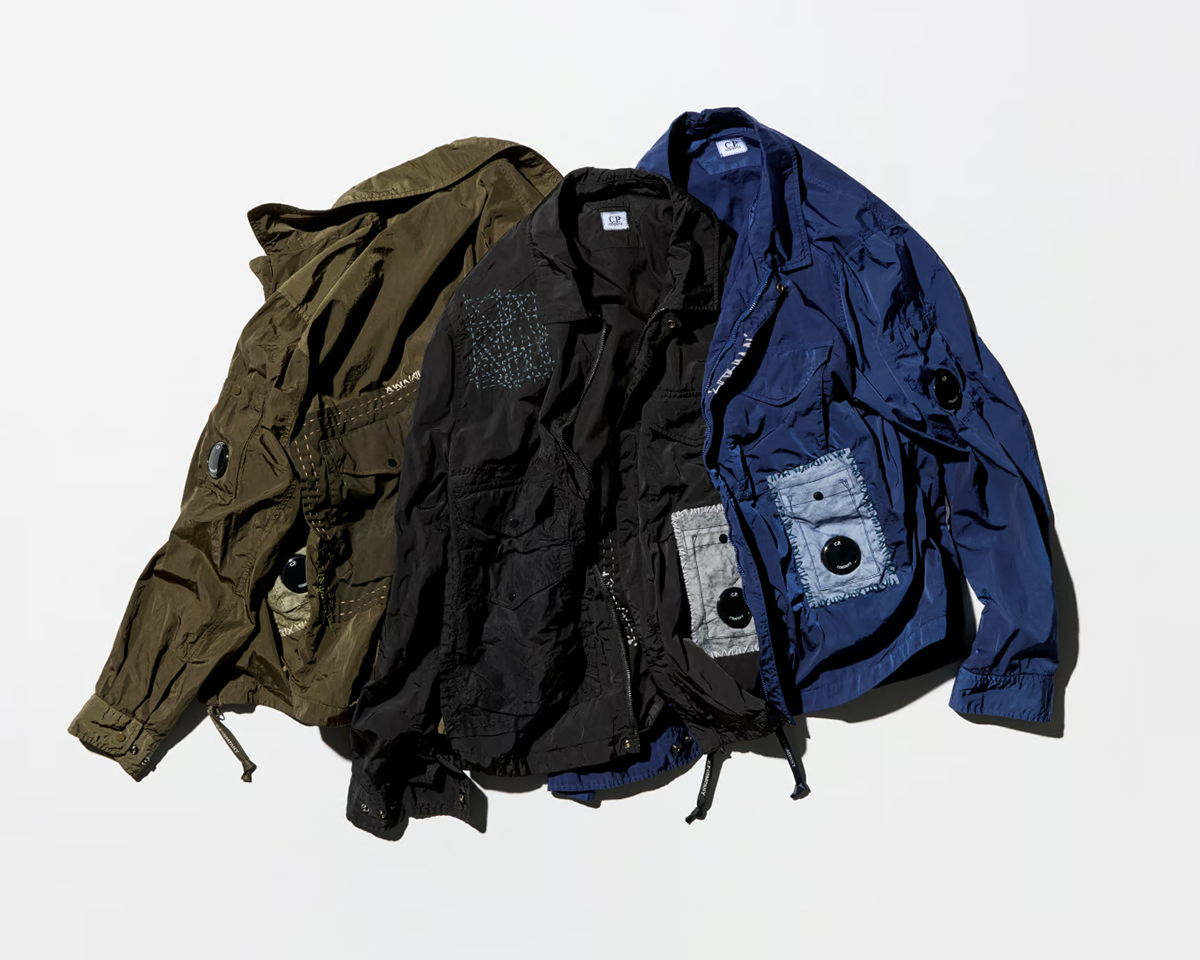 C.P. COMPANY x Sashiko Gals Full Zip Over Shirts