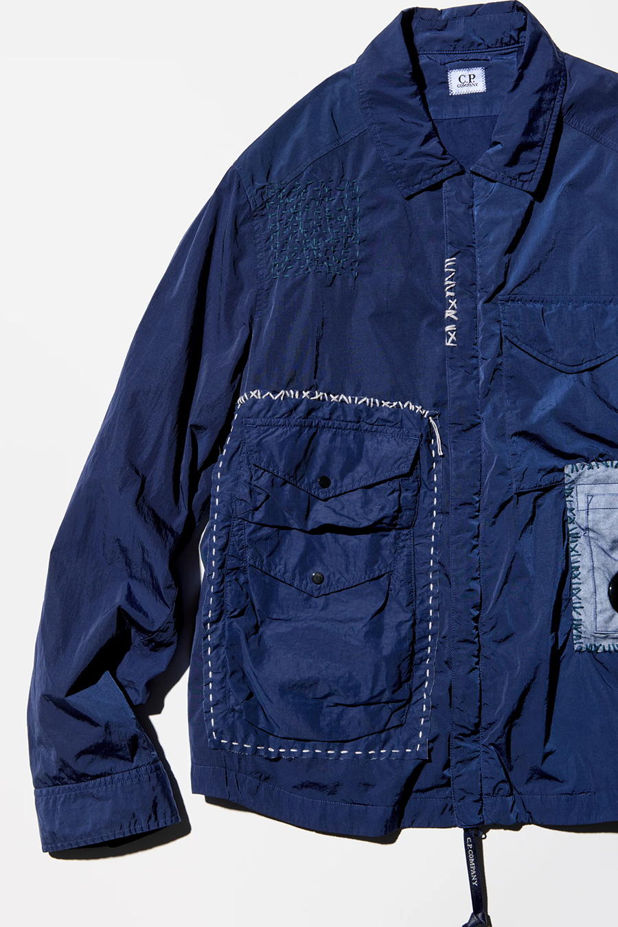 C.P. COMPANY x Sashiko Gals Full Zip Over Shirts