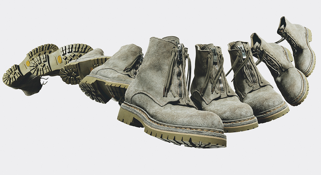 GUIDI x nonnative ZIPPER UNIT BOOTS BIG DADDY