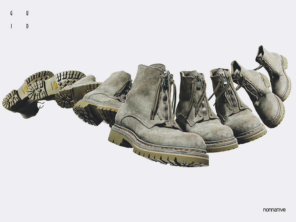 GUIDI x nonnative ZIPPER UNIT BOOTS BIG DADDY