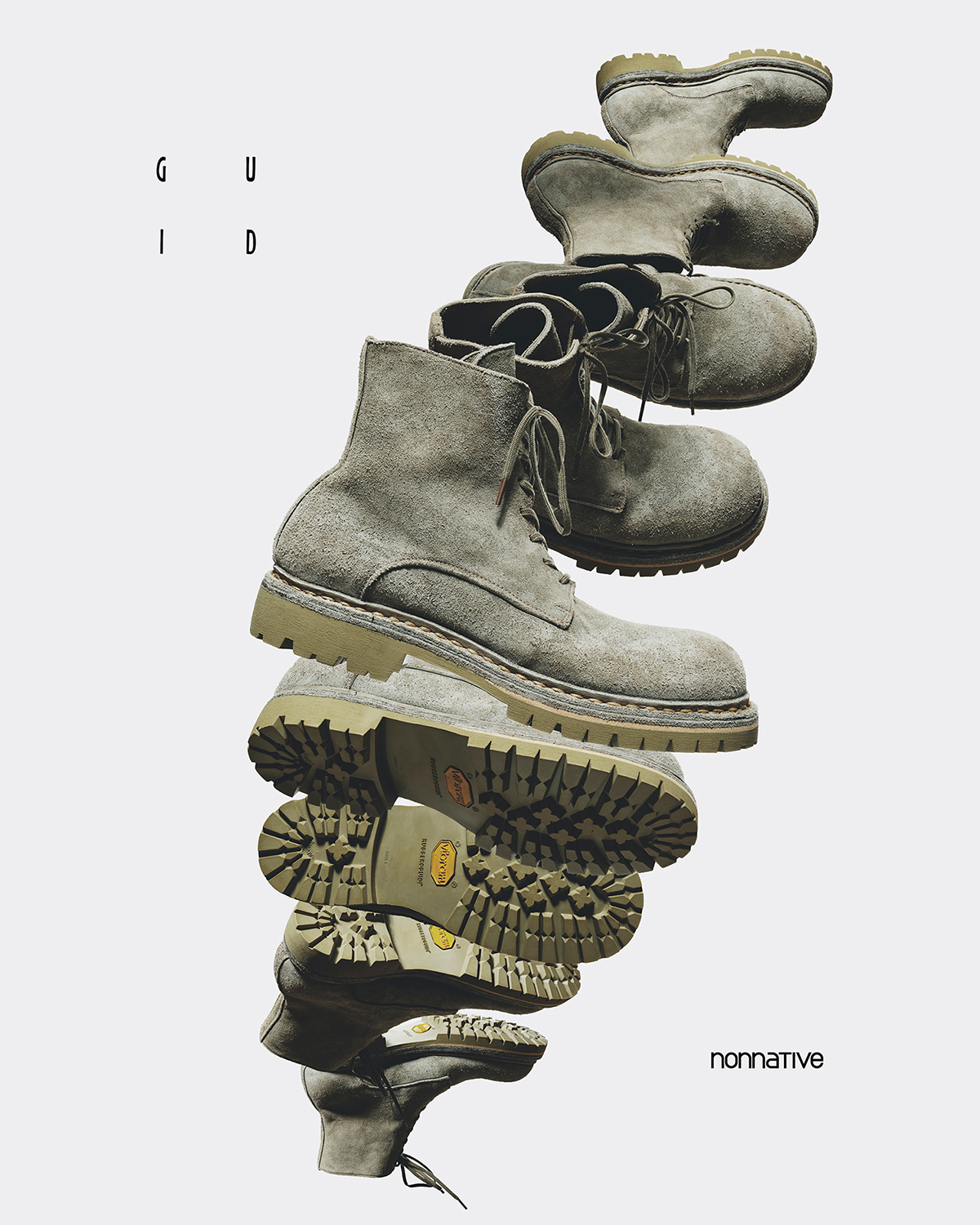 GUIDI x nonnative ZIPPER UNIT BOOTS BIG DADDY
