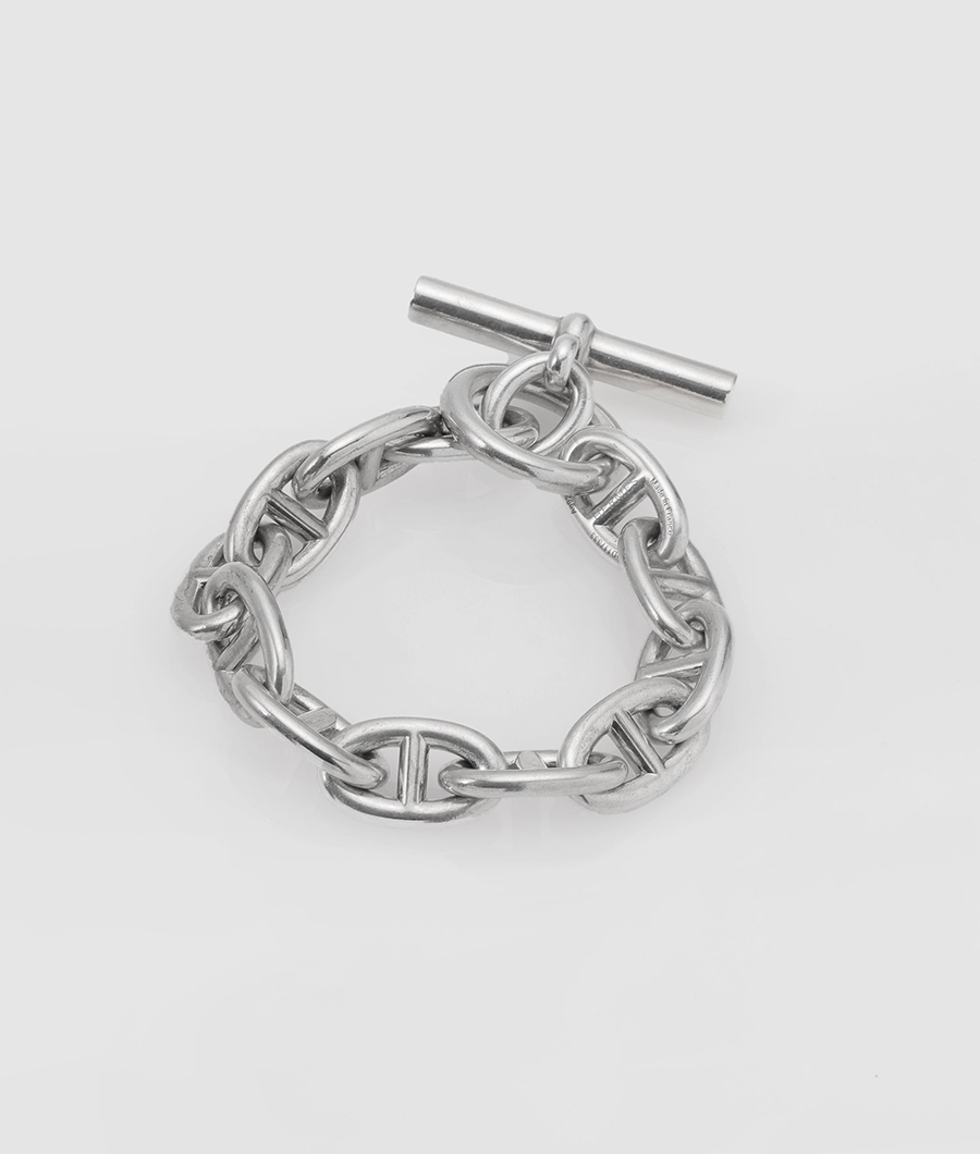 HERMÈS Chaine d'Ancre Bracelet TGM Silver