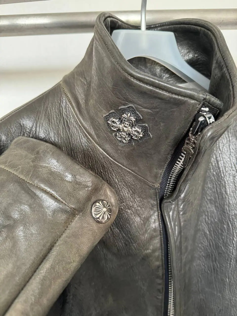 CHROME HEARTS x CAROL CHRISTIAN POELL CORS-PTC CCP HORSELEATHER JACKET