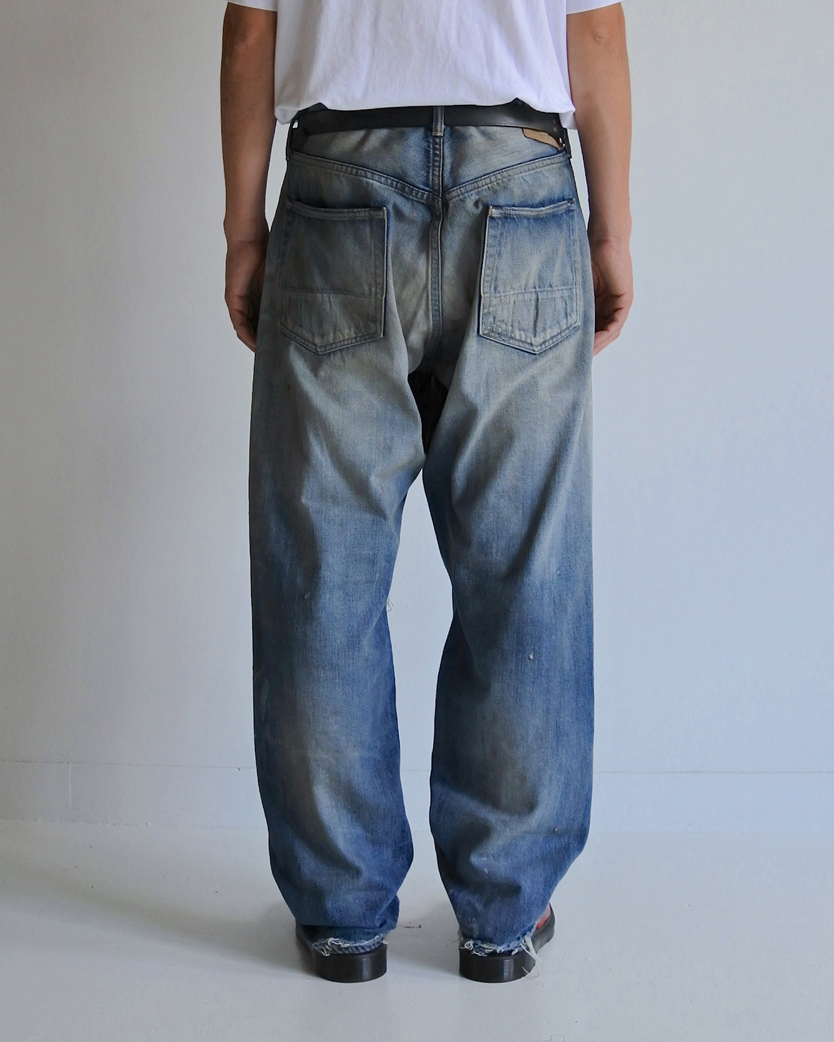 ANACHRONORM AN352 HARD REMAKED REGULAR TAPERED 5P PANTS INDIGO (REMAKE)