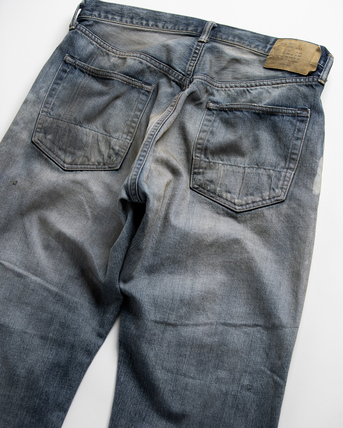 ANACHRONORM AN352 HARD REMAKED REGULAR TAPERED 5P PANTS INDIGO (REMAKE)