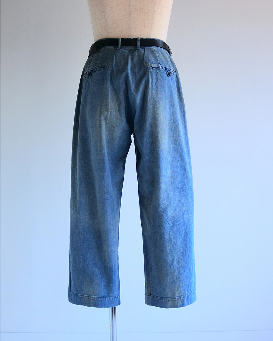 ANACHRONORM AN402 REMAKED WIDE DENIM TROUSERS